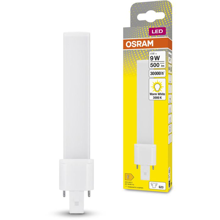 Osram LED Lampe Dulux S EM AC Mains G23 warmweiß 4 5 Watt 9W