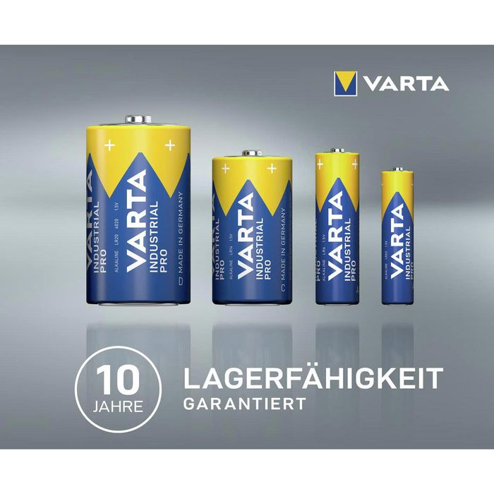 Varta Batterien Industrial Pro Aaa Micro R Lr V