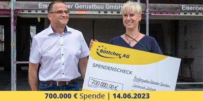 Richtfest für Kindergarten in Zöllnitz: Böttcher AG spendet 700.000€