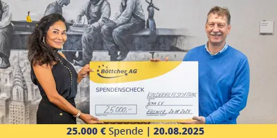 Böttcher AG spendet 25.000€ an die Kinderhilfestiftung Jena e.V.