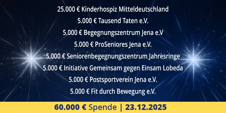️Böttcher AG sagt Danke – 60.000€ für soziale Projekte️