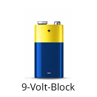 9-Volt-Block-Batterie