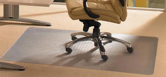 Bodenschutzmatte für Bürostuhl