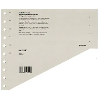 Trennblatt von Leitz