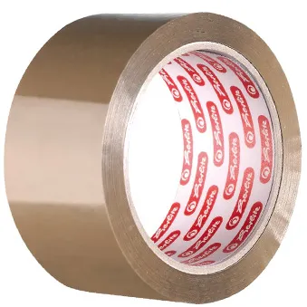 eine Rolle braunes Packband
