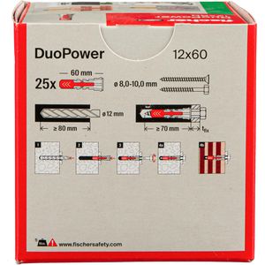 Produktbild für Dübel Fischer 538253, DuoPower 2 Komponenten-Dübel