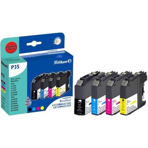 Produktbild für Tinte Pelikan P35 für Brother LC-123VAL Value Pack