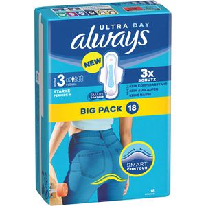 Produktbild für Damenbinden always Ultra Day Long Plus, Größe 3