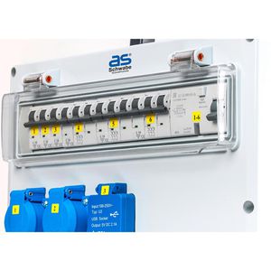 Produktbild für CEE-Stromverteiler as-Schwabe Fixo 5, mobil, für außen