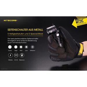 Produktbild für Taschenlampe Nitecore MT21C Multi Task, aufladbar