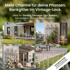 Produktbild für Rankgitter CLP Flieder, bronze, zum Stecken