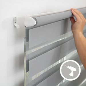 Produktbild für Rollo Lichtblick Klemmfix, lichtdurchlässig, grau