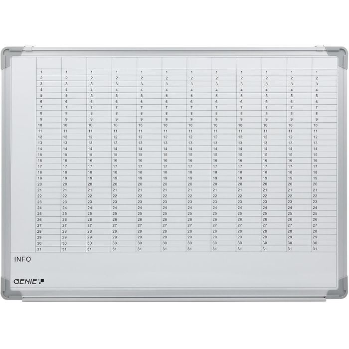 Whiteboard Nobo magnetische planner met prikbord van kurk 585x430mm Whiteboard Nobo magnetische planner met prikbord van kurk 585x430mm