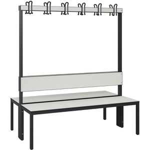 Produktbild für Umkleidebank CP-Möbel 8061-200, Sitzfläche Holz, 150 cm
