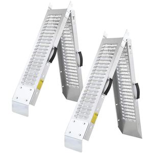 Auffahrrampe Monzana 108532, aus Stahl, 2 Stück