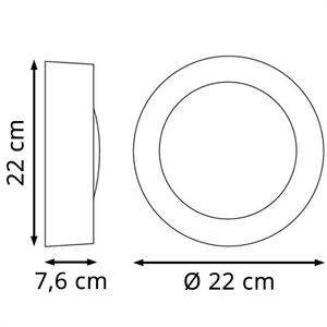 Produktbild für Wandleuchte Philips-Hue Daylo, aus Aluminium, für außen (IP44)