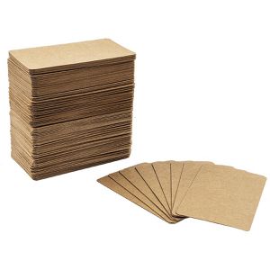 Produktbild für Tischkarten Ideen-mit-Herz 011532, braun, blanko