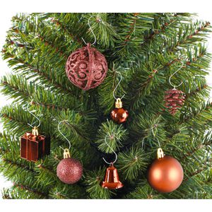Produktbild für Weihnachtskugeln BRUBAKER 8000.11, braun