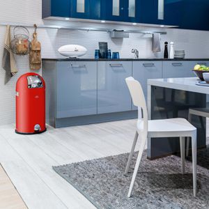 Produktbild für Mülleimer Wesco Kickboy, rot