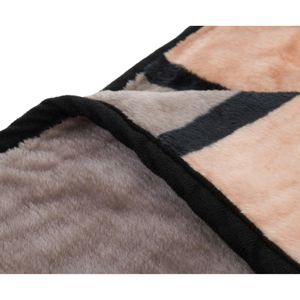 Produktbild für Kuscheldecke Gözze Antigua Cashmere Feeling, taupe/creme/braun