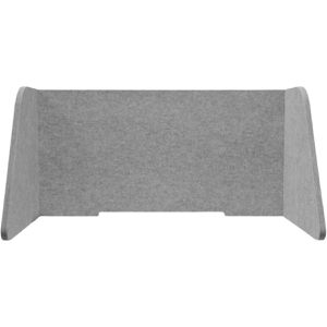 Produktbild für Tischtrennwand Silenti SW8000011, hellgrau