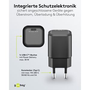 Produktbild für USB-Ladegerät Goobay Nano 79152, 30 Watt