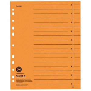Trennblätter Falken 80001704, A4
