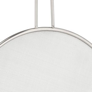 Produktbild für Spritzschutzdeckel Relaxdays 10027880, silber