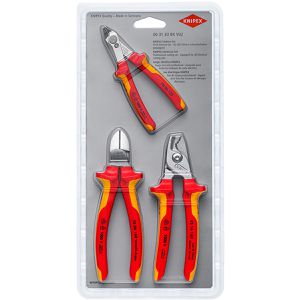 Produktbild für Zangenset Knipex 00 31 30 BK V02, Elektro-Schneidset