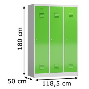 Produktbild für Spind ClassiX X-515135, grün