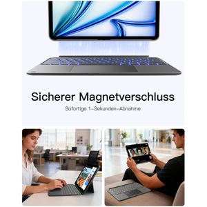 Produktbild für Tablet-Hülle Inateck KB04122-13A, grau