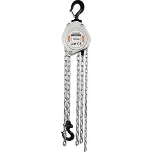 Kettenzug Unicraft 6171012, K 500 AL, Flaschenzug