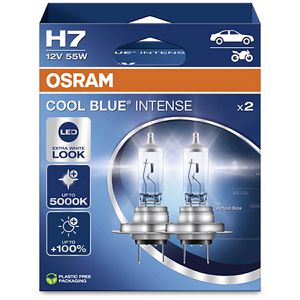 Produktbild für Auto-Lampe OSRAM Cool Blue Intense, 5000 Kelvin, H7