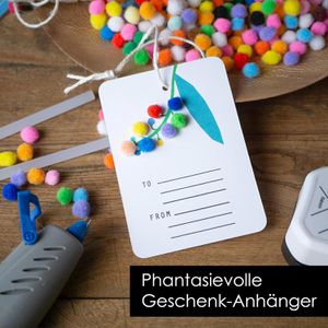 Produktbild für Pompons OfficeTree 110, farbig sortiert