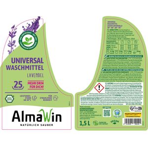 Produktbild für Waschmittel AlmaWin Vollwaschmittel Lavendelduft
