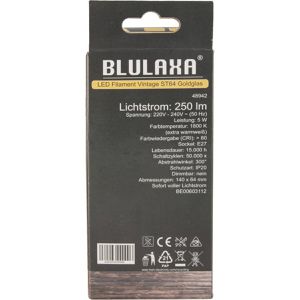 Produktbild für LED-Lampe Blulaxa Filament Vintage, E27