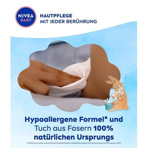 Produktbild für Feuchttücher Nivea Baby Aqua, 228 Tücher