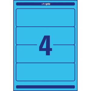 Produktbild für Rückenschilder Zweckform L4767-100, blau