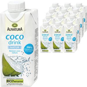 Alnatura Kokoswasser Coco Drink Natur, BIO, je 330ml, 12 Stück