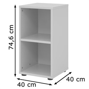 Produktbild für Aktenregal Hammerbacher Serie 9 Advanced, aus Holz