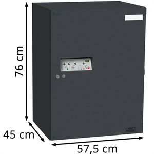 Produktbild für Paketbriefkasten Burg-Wächter eBoxx GV 644 S ANT