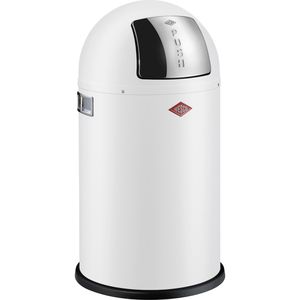 Mülleimer Wesco Pushboy Junior, weiß matt