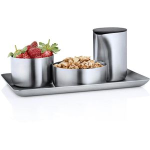 Produktbild für Serviertablett Blomus Basic 63611, eckig, 22x13cm
