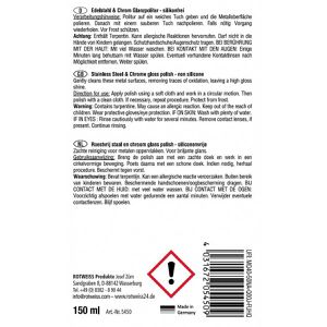 Produktbild für Autopolitur RotWeiss 5450, Edelstahl &amp; Chrom
