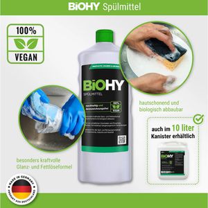 Produktbild für Spülmittel BiOHY Zitrone, mikroplastikfrei