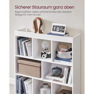 Produktbild für Bücherregal Vasagle LBC52WT, weiß