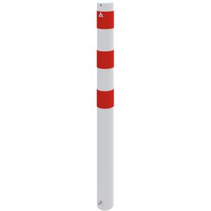 Produktbild für Absperrpfosten Schake 493B, rot/weiß, aus Metall