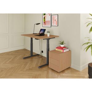Produktbild für Schreibtisch Böttcher-AG Base Lite, nussbaum / graphit