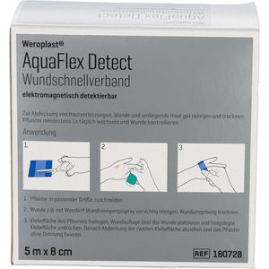 Produktbild für Pflaster Wero AquaFlex Detect Wundverband, 1 Rolle