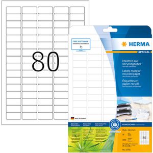 Produktbild für Universaletiketten Herma 10701, Special Recycling